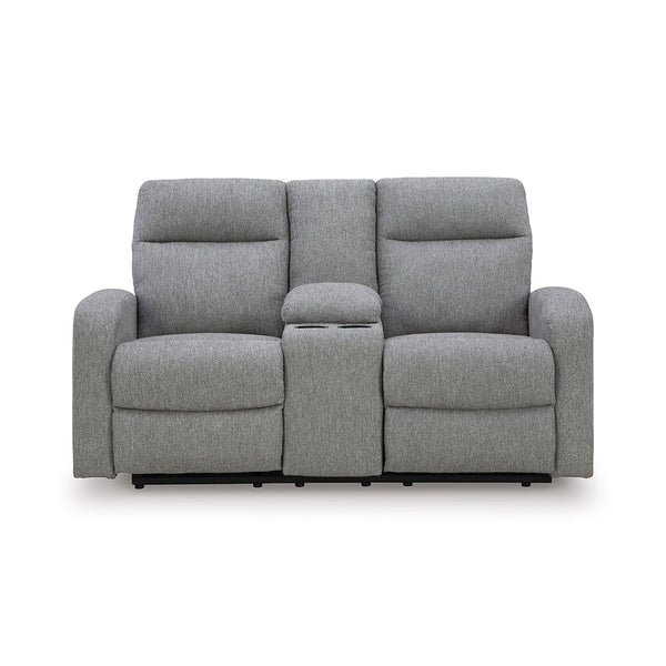 MOREAU PLACE LOVESEAT RECLINER 2 SEATER GREY