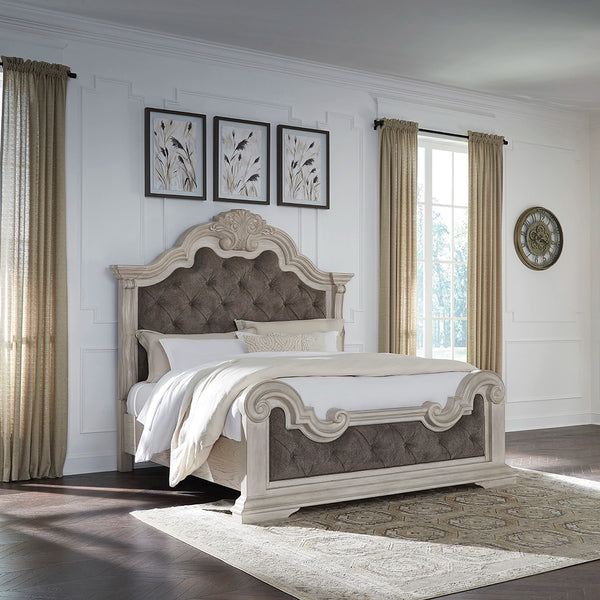 ANDONHALL BEDROOM SET KING SIZE WITHOUT WARDROBE (193*203CM) BEIGE