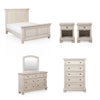 ROBBINSDALE BEDROOM SET WITH CHEST QUEEN SIZE (160*200 CM) WHITE