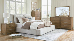 CABALYNN BEDROOM SET WITH CHEST KING SIZE (193*203 CM) BROWN