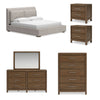 CABALYNN BEDROOM SET WITH CHEST KING SIZE (193*203 CM) BROWN