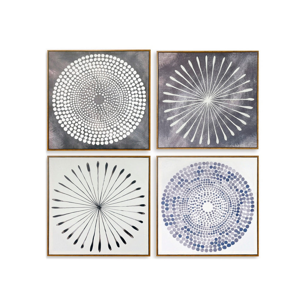 MUSULAMU WALL PAINTING SET OF 4 PCS - MULTICOLORED