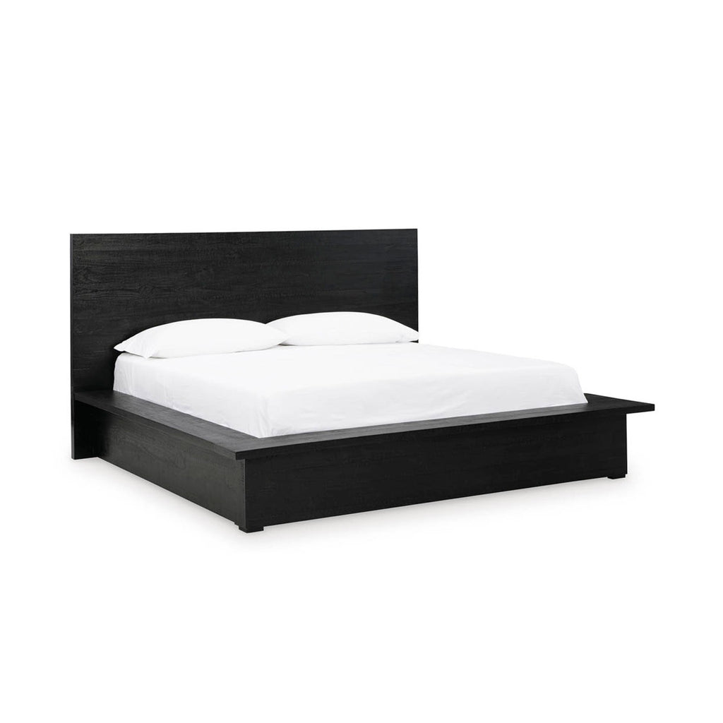 LONDER BEDROOM SET KING SIZE (193*203 CM) BLACK