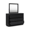 LONDER BEDROOM SET KING SIZE (193*203 CM) BLACK
