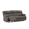 FIRST SOFA RECLINER 3 SEATER - GREY