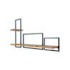 COLE WALL SHELF SET OF 3 PCS - BEIGE