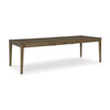 ROANHOWE DINING TABLE SET 10 CHAIRS - BROWN