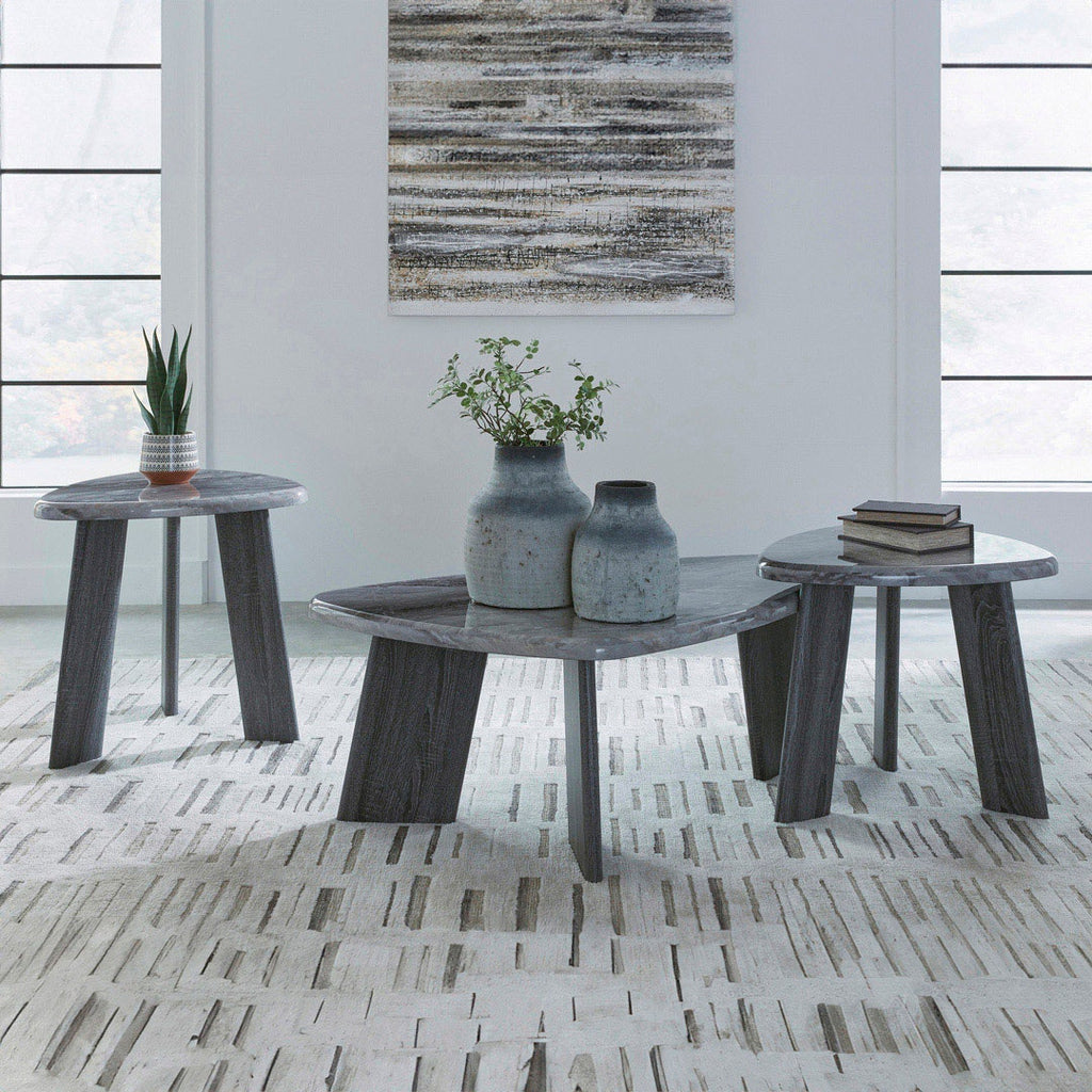 BOND COFFEE TABLE SET OF 3 PCS - GREY
