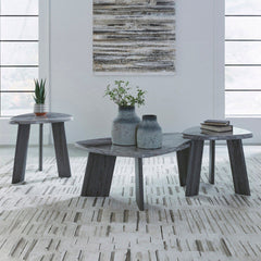 BOND COFFEE TABLE SET OF 3 PCS - GREY