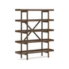 LYNCOTT BOOK SHELF - BROWN