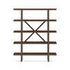 LYNCOTT BOOK SHELF - BROWN
