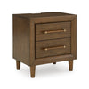 LYNCOTT BEDROOM SET BROWN