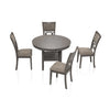 WRENNING DINING TABLE SET 4 CHAIRS - GREY