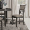 WRENNING DINING TABLE SET 4 CHAIRS - GREY