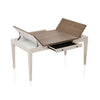 SKEMPTON DINING TABLE SET 8 CHAIRS - WHITE