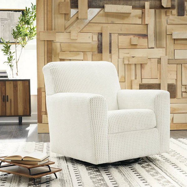 Herstow swivel glider accent chair with clean lines – Ashley UAE furniture