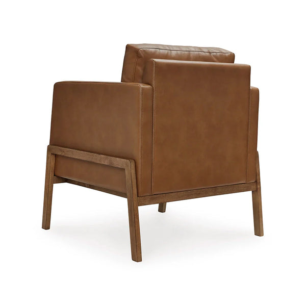Contemporary Numund faux leather chair versatile seating – Ashley UAE