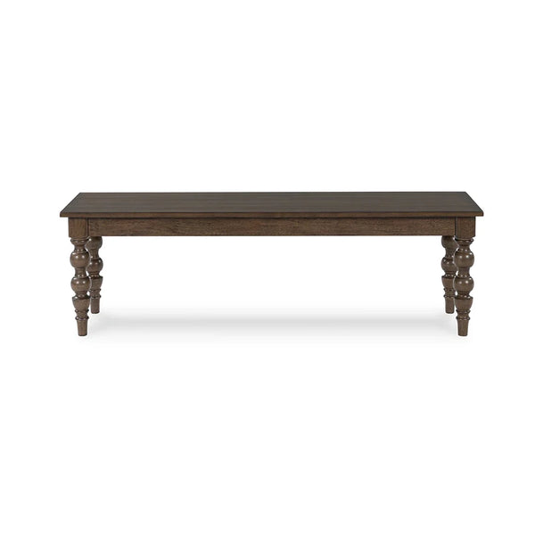 Veramond dining bench crafted with solid wood frame and oak veneer for timeless appeal