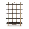 PEVERAL BOOK SHELF - BROWN