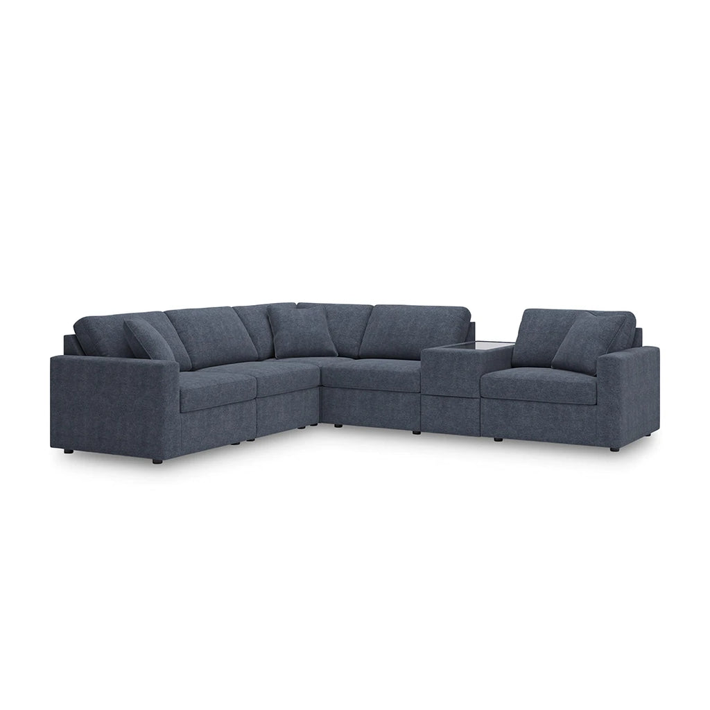MODMAX SECTIONAL SOFA 6 PCS BLUE
