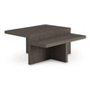 ZENDEX COFFEE TABLE SET 2 PCS - BROWN
