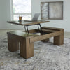ROSSWAIN CENTER TABLE - BROWN