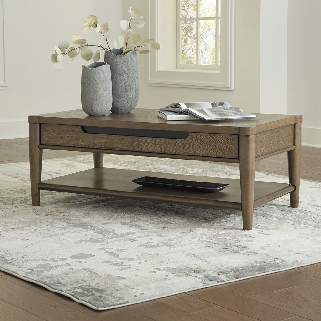ROANHOWE CENTER TABLE - BROWN