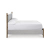LYNCOTT BED KING SIZE (193*203 CM) GREY