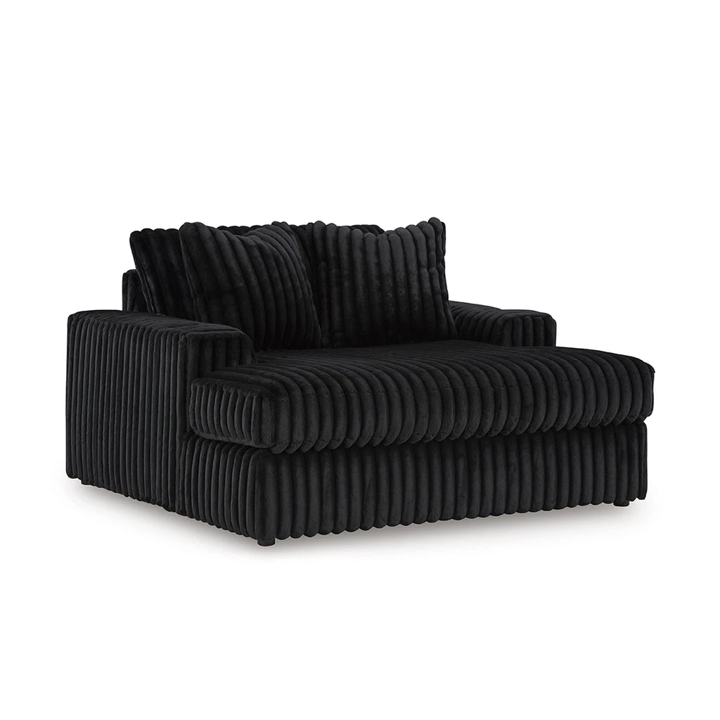 MIDNIGHT-MADNESS CHAISE - BLACK