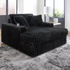 MIDNIGHT-MADNESS CHAISE - BLACK