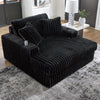 MIDNIGHT-MADNESS CHAISE - BLACK