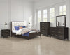 WESTONFORT BEDROOM SET KING SIZE WITH CHEST ( 193*203) BLACK