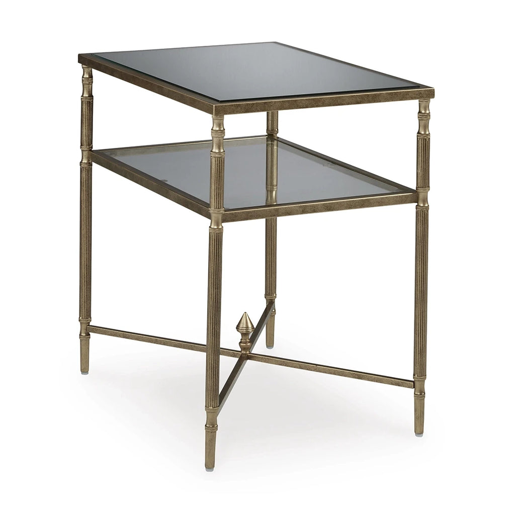 CLOVERTY SIDE TABLE - GREY