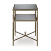 CLOVERTY SIDE TABLE - GREY
