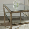 CLOVERTY SIDE TABLE - GREY