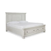 ROBBINSDALE BED KING SIZE (193*203 CM) Antique WHITE