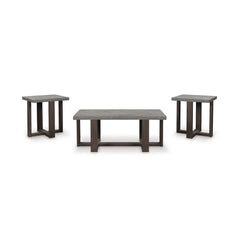 DYNNFORD COFFEE TABLE SET 3 PCS - GREY