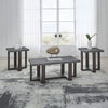 DYNNFORD COFFEE TABLE SET 3 PCS - GREY