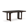 BRECKINGTON DINING TABLE SET 8 CHAIRS - BROWN