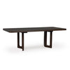 BRECKINGTON DINING TABLE SET 8 CHAIRS - BROWN