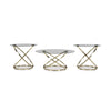 CRIMONTI COFFEE TABLE SET 3 PCS - GOLD
