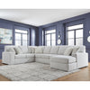 LEIGHELLI SECTIONAL SOFA 4 PCS - WHITE
