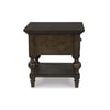 VERAMOND SIDE TABLE - BROWN