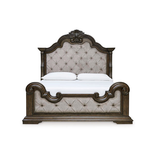 MAYLEE VANDENMORE BEDROOM SET WITHOUT WARDROBE KING SIZE (193 X 203 CM) - DARK BROWN