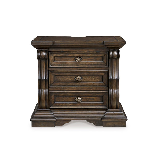 MAYLEE VANDENMORE BEDROOM SET WITHOUT WARDROBE KING SIZE (193 X 203 CM) - DARK BROWN