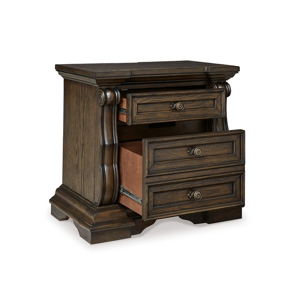 MAYLEE VANDENMORE BEDROOM SET WITHOUT WARDROBE KING SIZE (193 X 203 CM) - DARK BROWN