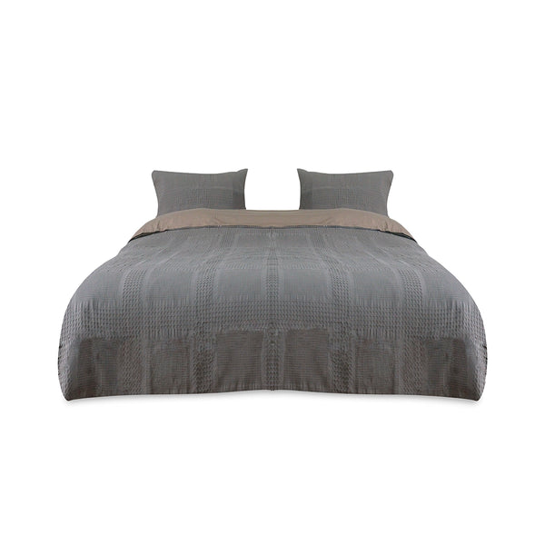 BEDDING SET OF 4 PCS KING - GREY
