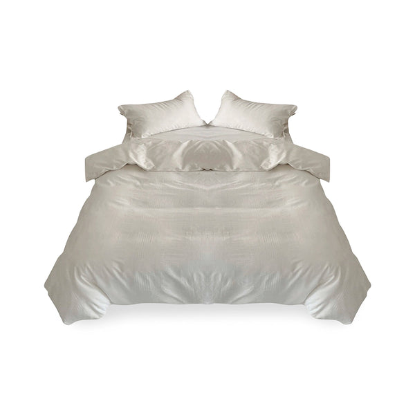 BEDDING SET OF 4 PCS KING - WHITE