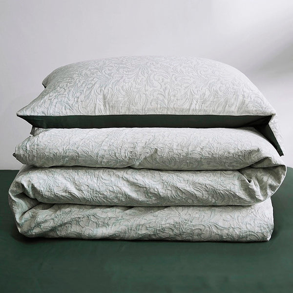 BEDDING SET OF 4 PCS KING - LIGHT GREEN