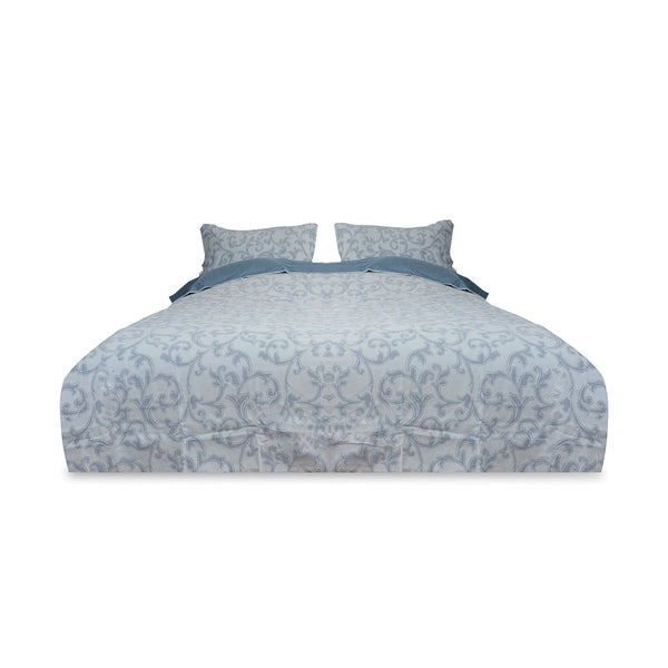 BEDDING SET OF 4 PCS KING - BLUE